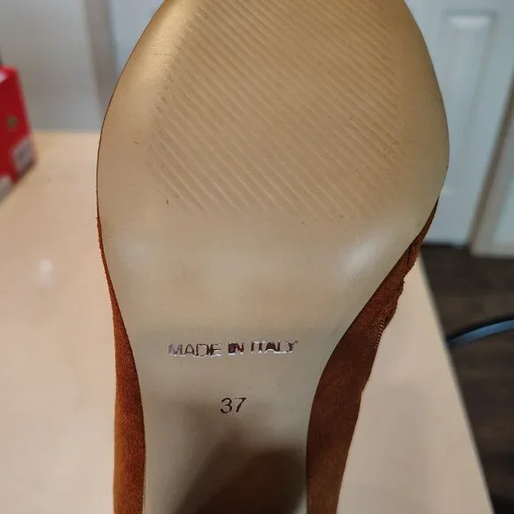 George J. Love - Made in Italy - Victorian Style Italian Suede Leather Boot - Picture 8 of 9